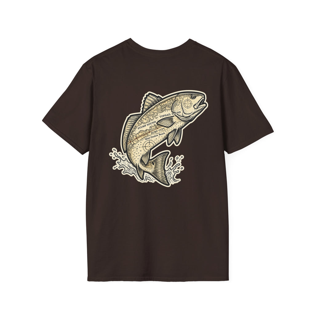 Topsail Sound Navigation Red Drum Premium T-Shirt