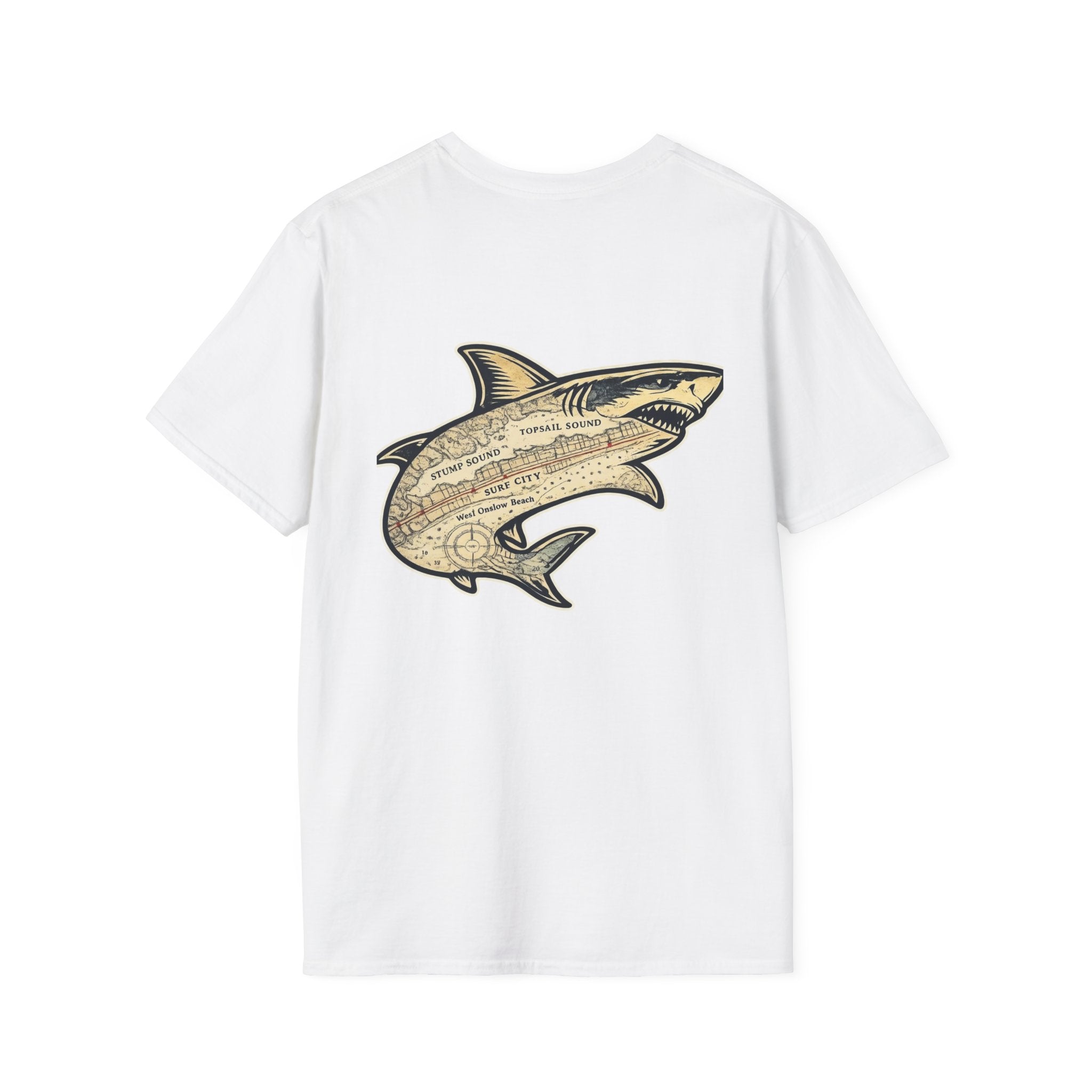 Topsail Sound Bull Shark Navigation T-Shirt