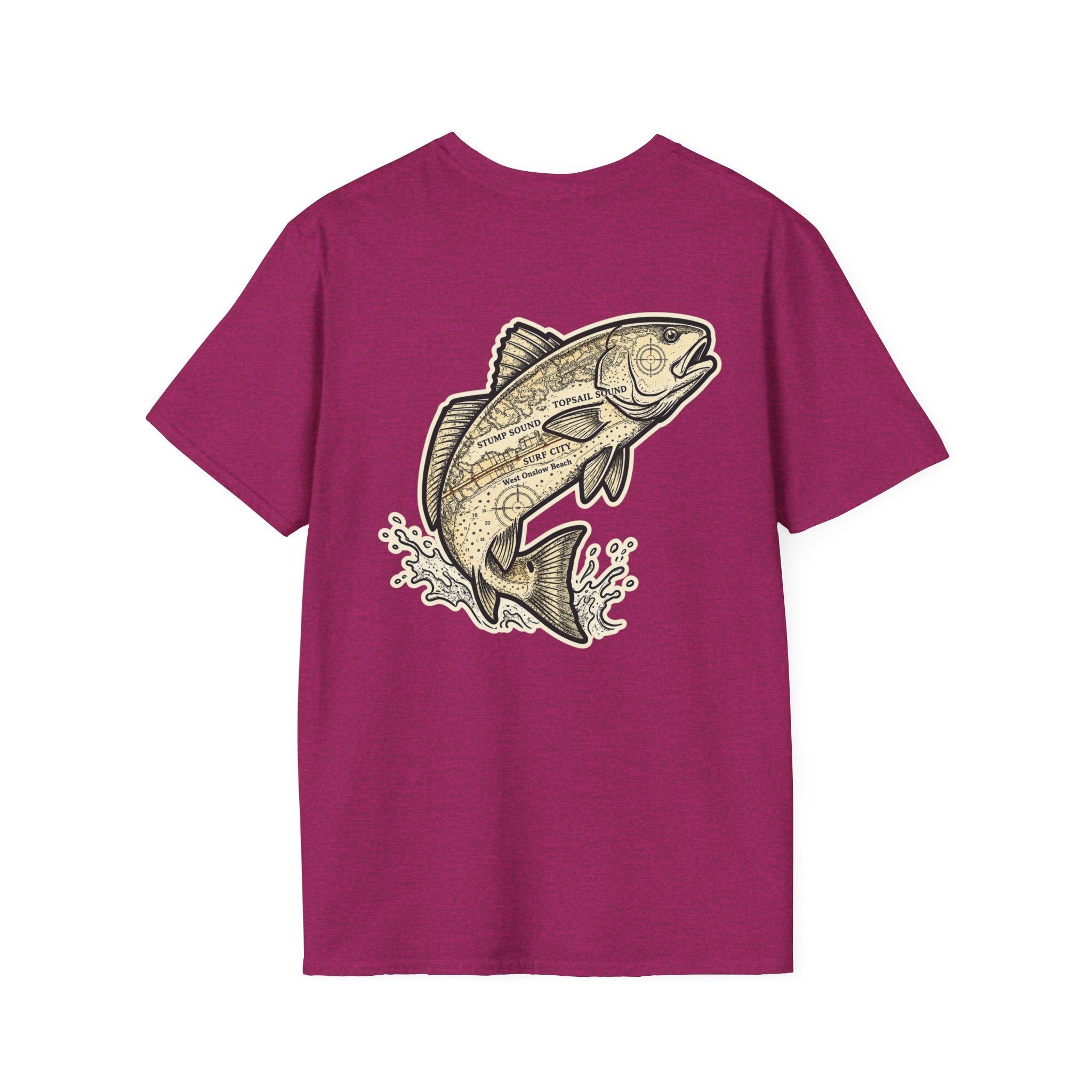 Topsail Sound Navigation Red Drum Premium T-Shirt
