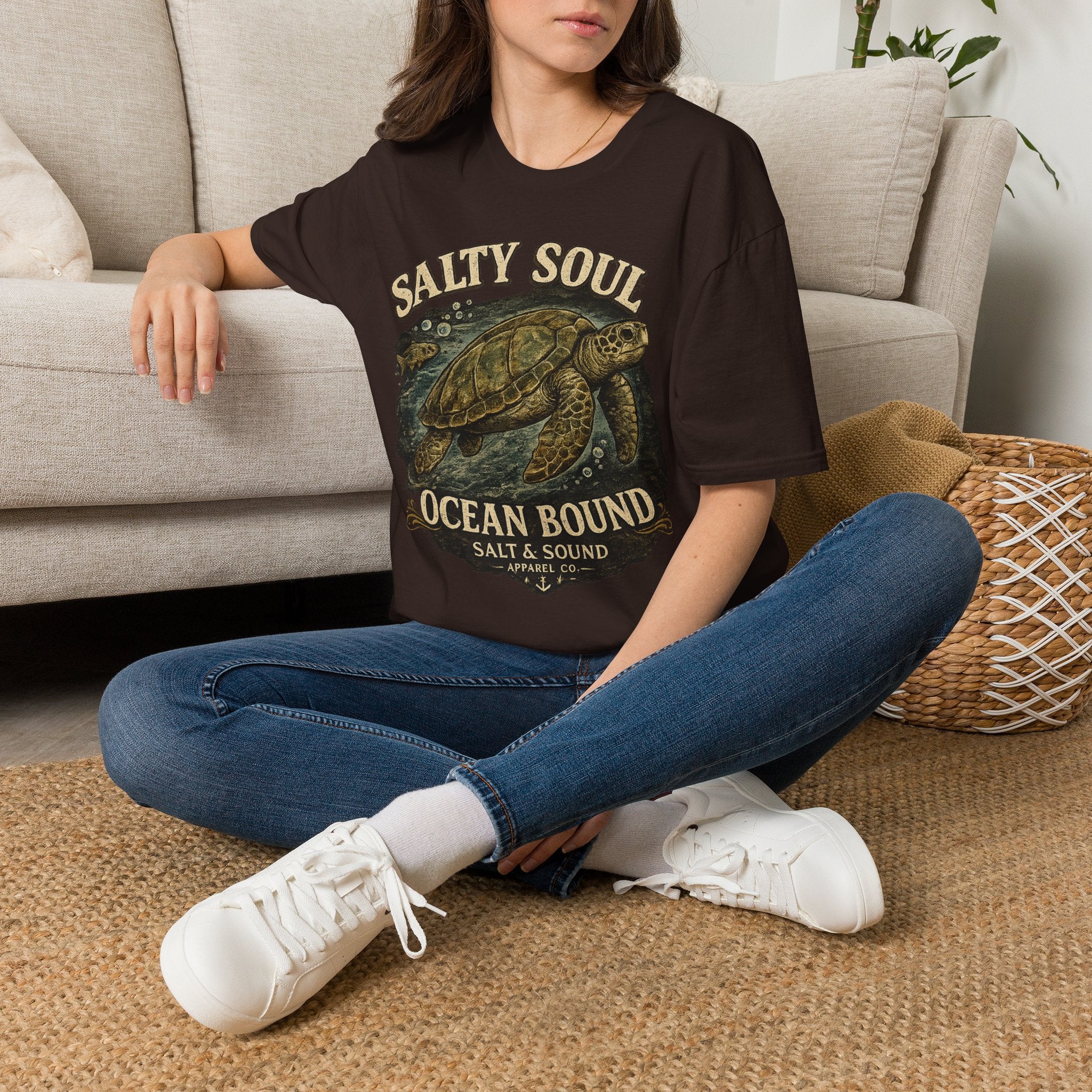 Salty Soul Ocean Bound Vintage T-Shirt