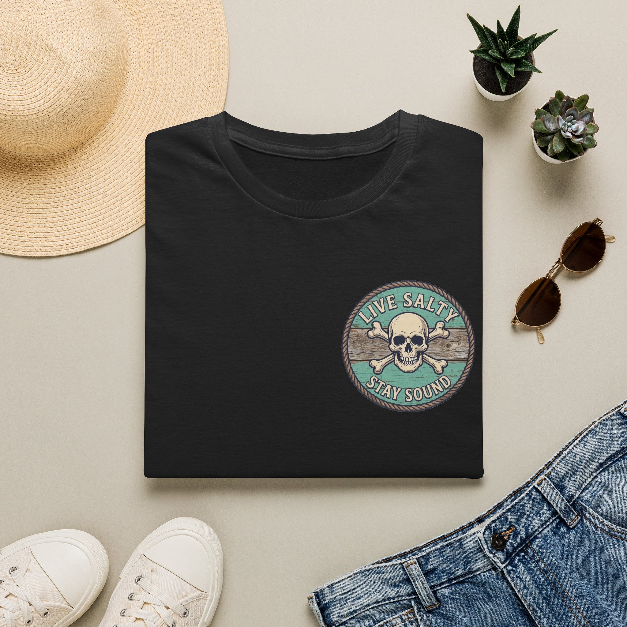 Topsail Sound Navigation Red Drum Premium T-Shirt