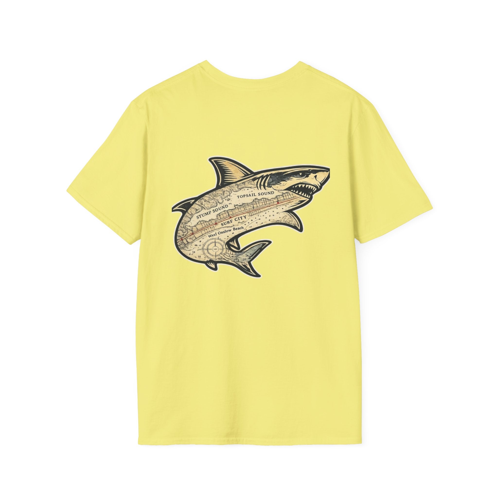 Topsail Sound Bull Shark Navigation T-Shirt
