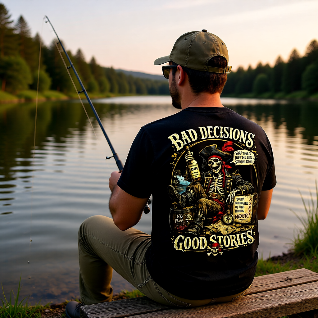 Bad Decisions, Good Stories T‑Shirt